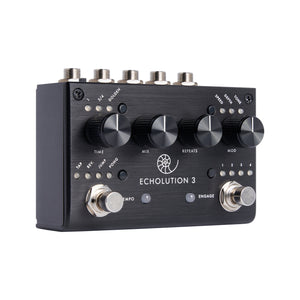 Pigtronix Echolution 3 Stereo Delay Guitar Effects Pedal