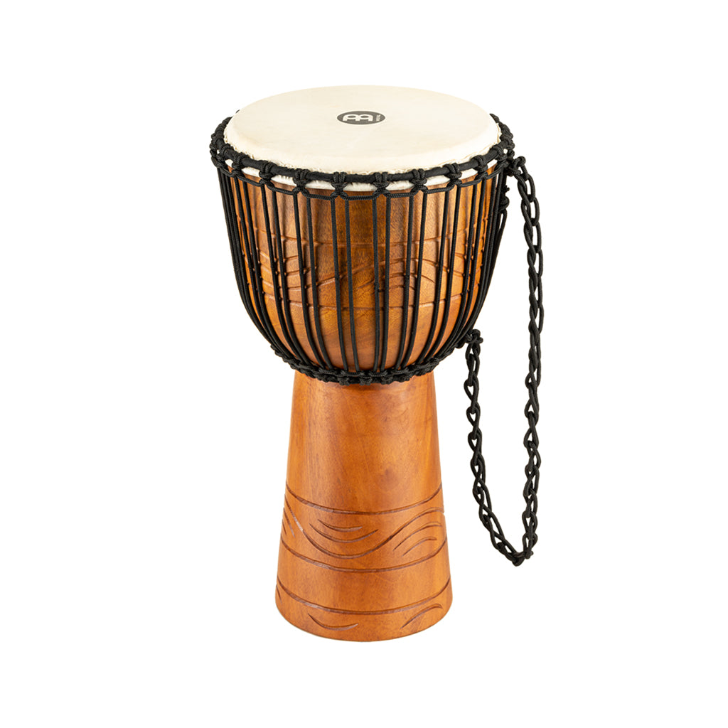 MEINL Percussion ADJ2-M+BAG 10inch Original Arifican Style Rope Tuned Wood Djembe w/Bag, Water Rhyth