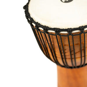 MEINL Percussion ADJ2-M+BAG 10inch Original Arifican Style Rope Tuned Wood Djembe w/Bag, Water Rhyth