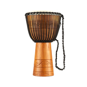 MEINL Percussion ADJ2-XL+BAG 13inch Original Arifican Style Rope Tuned Wood Djembe w/Bag, Water Rhyt