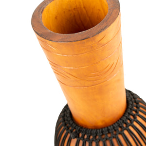 MEINL Percussion ADJ2-XL+BAG 13inch Original Arifican Style Rope Tuned Wood Djembe w/Bag, Water Rhyt