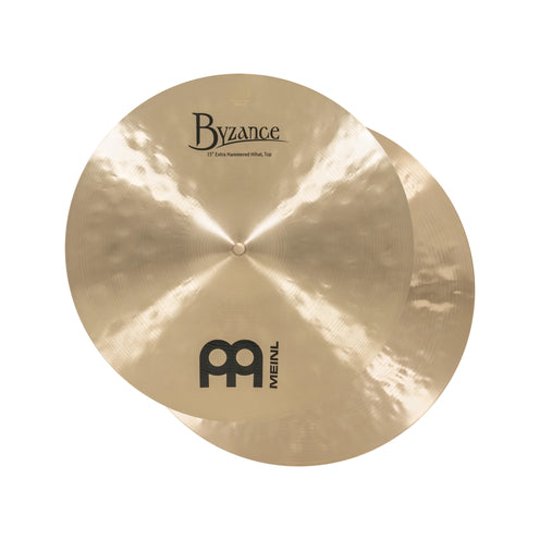 MEINL Cymbals B15EHH 15inch Byzance Traditional Extra Hammered Hihat, Pair