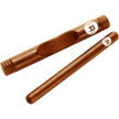 MEINL Percussion CL2RW African Solid Wood Claves, Redwood