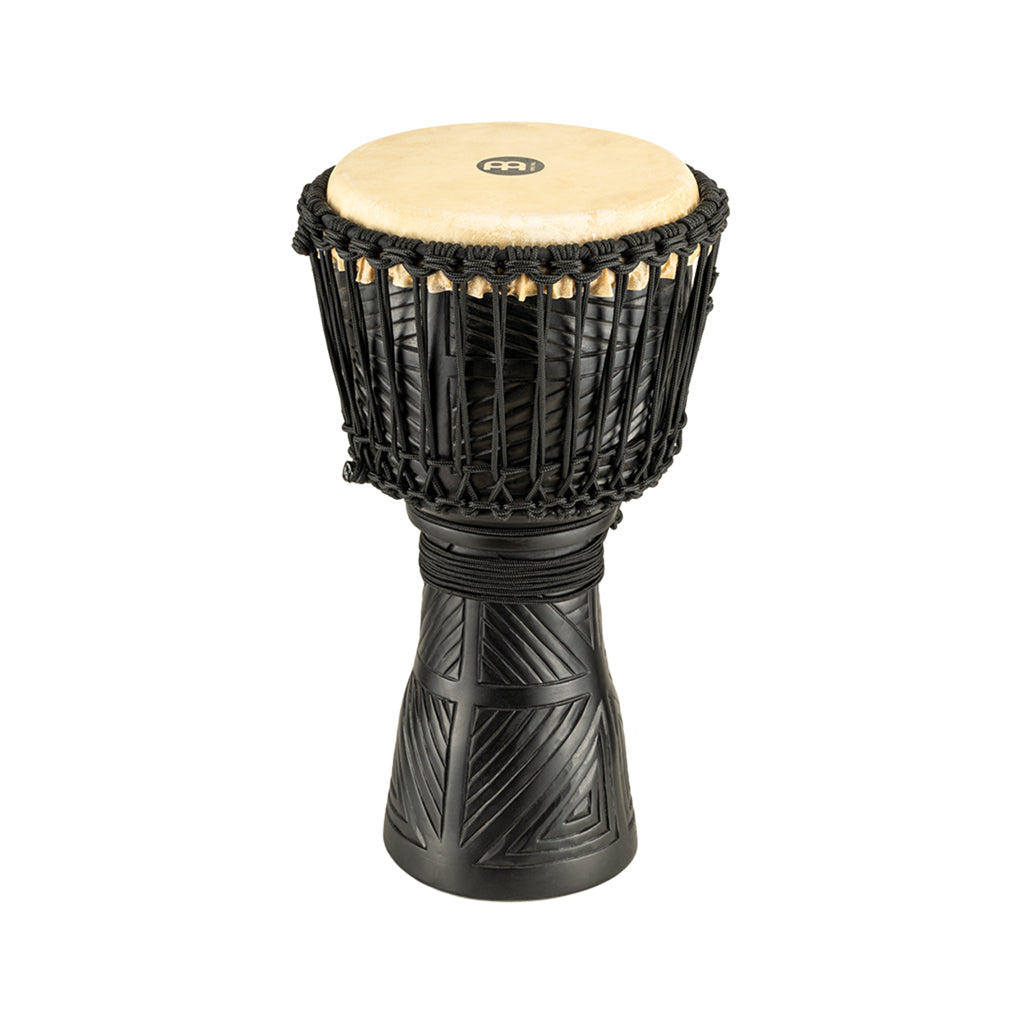 MEINL Percussion DJFS1-M 10inch Wood Djembefola, Tiki Black