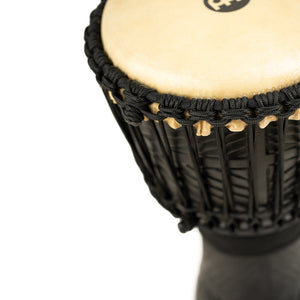 MEINL Percussion DJFS1-M 10inch Wood Djembefola, Tiki Black