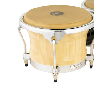 MEINL Percussion FWB400NT 7+8-1/2inch Professional Series Wood Bongo, Natural