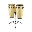 MEINL Percussion HC812-NT 11+12inch Headliner Series Conga Set w/Double Stand, Natural