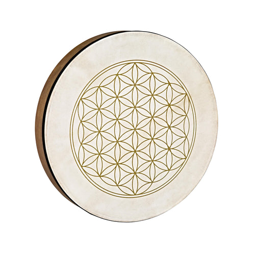 MEINL Sonic Energy HD16WB-FOL 16inch Goat Skin Drum Heads Hand Drum, Flower Of Life