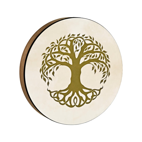 MEINL Sonic Energy HD16WB-TOL 16inch Goat Skin Drum Heads Hand Drum, Tree of Life