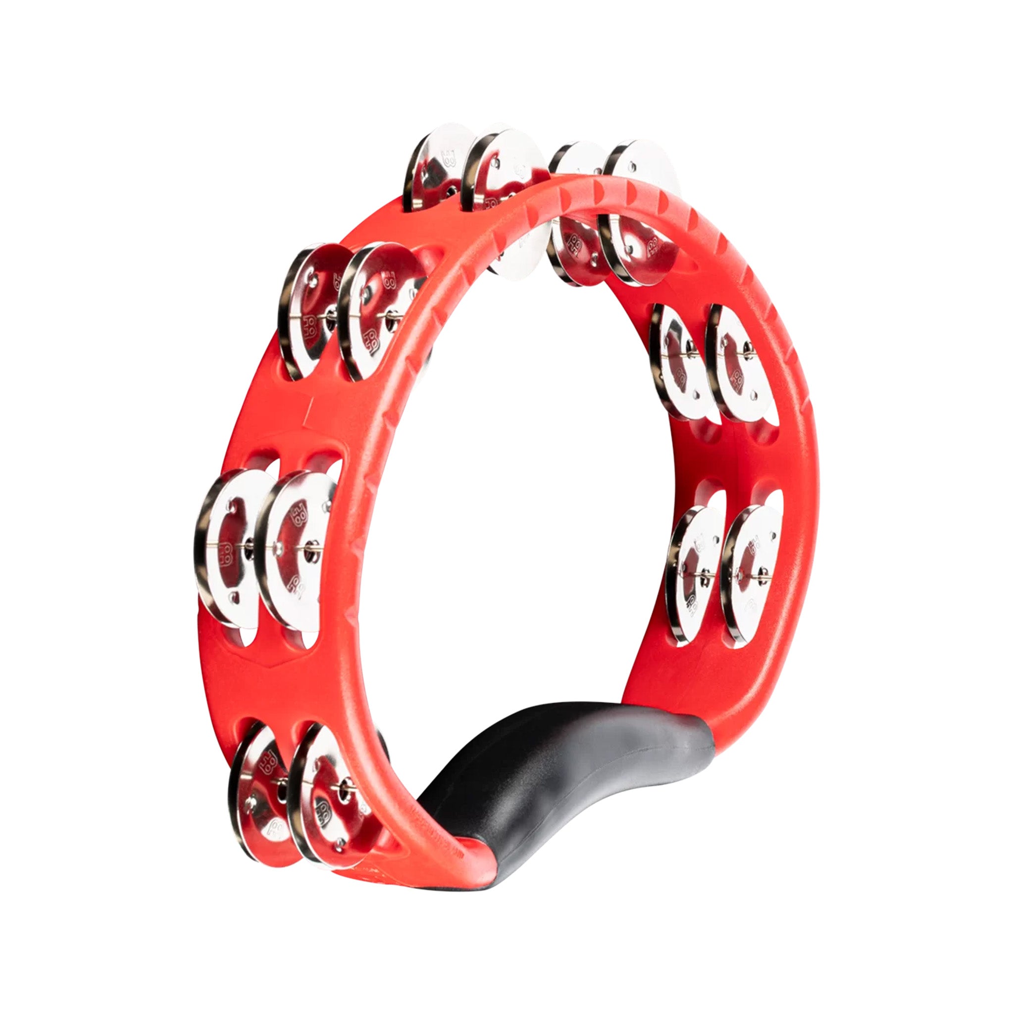 MEINL Percussion HTMT1R Headliner Series Handheld ABS Tambourine, 2 Rows, Red