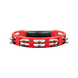 MEINL Percussion HTMT1R Headliner Series Handheld ABS Tambourine, 2 Rows, Red