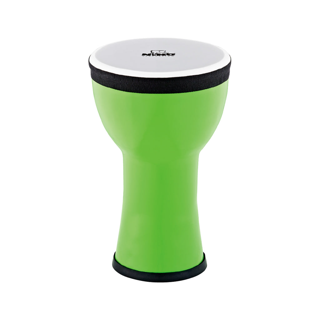 NINO Percussion NINO-EMDJ-GA 6inch Elements Mini Djembe, Plastic Head, Green Apple