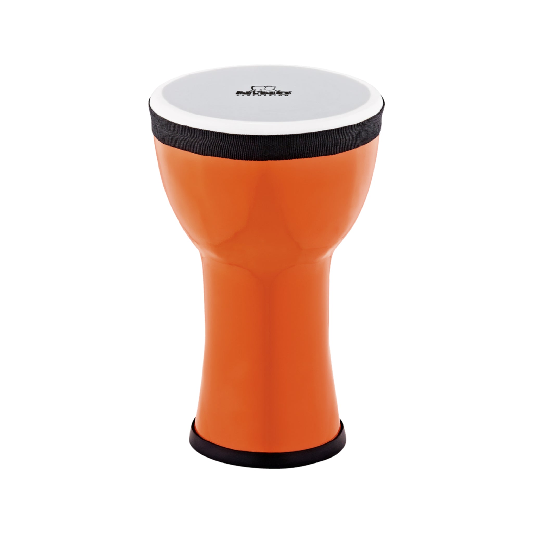 NINO Percussion NINO-EMDJ-T 6inch Elements Mini Djembe, Plastic Head, Tangerine