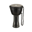 MEINL Percussion PADJ4-M-G 10inch Rope Tuned Travel Series Djembe, Goat Head, Phantom Black