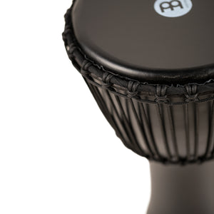 MEINL Percussion PADJ4-M-G 10inch Rope Tuned Travel Series Djembe, Goat Head, Phantom Black