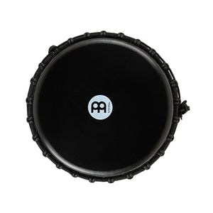MEINL Percussion PADJ4-M-G 10inch Rope Tuned Travel Series Djembe, Goat Head, Phantom Black