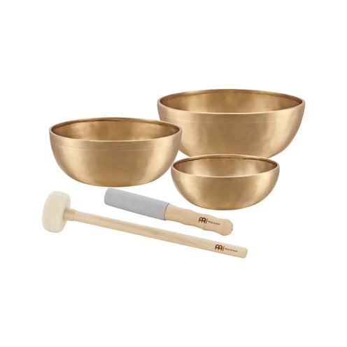 MEINL Sonic Energy SB-O-2200 3pcs Origin Series Singing Bowl Set, 600/700/900g