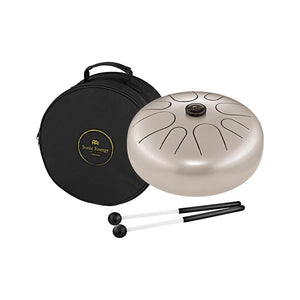 MEINL Sonic Energy STD4PG Steel Tongue Drum, G Minor, Pearl Grey