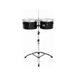 MEINL Percussion TI1BK 13+14inch Floatune Series Timbales, Black