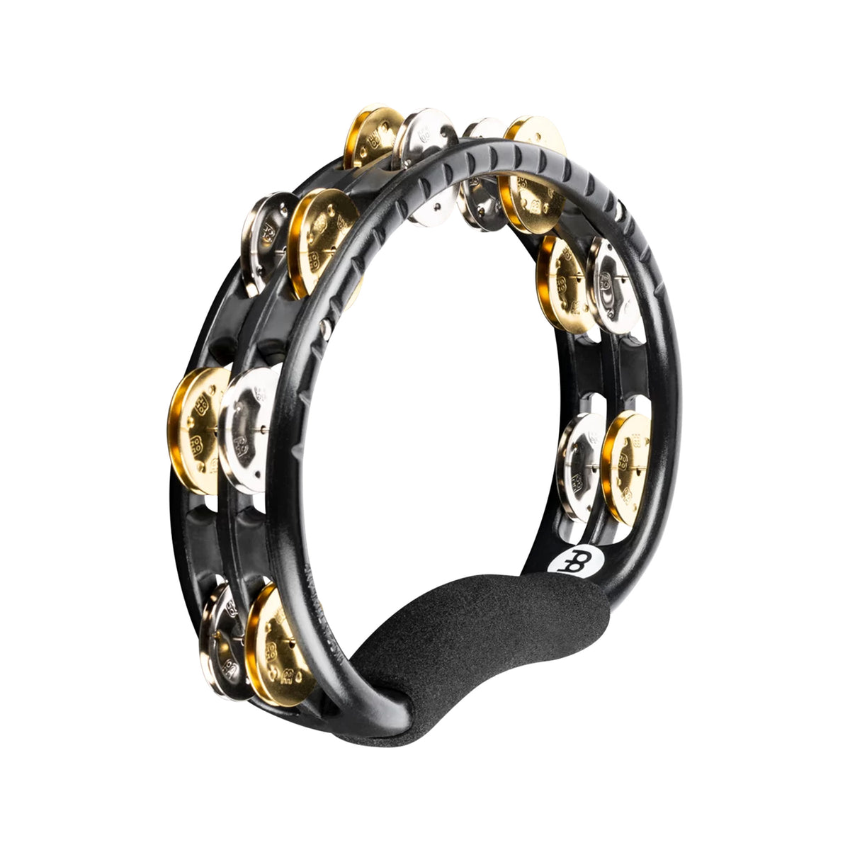 MEINL Percussion TMT1M-BK Hand Held Molded ABS Tambourine, Mixed