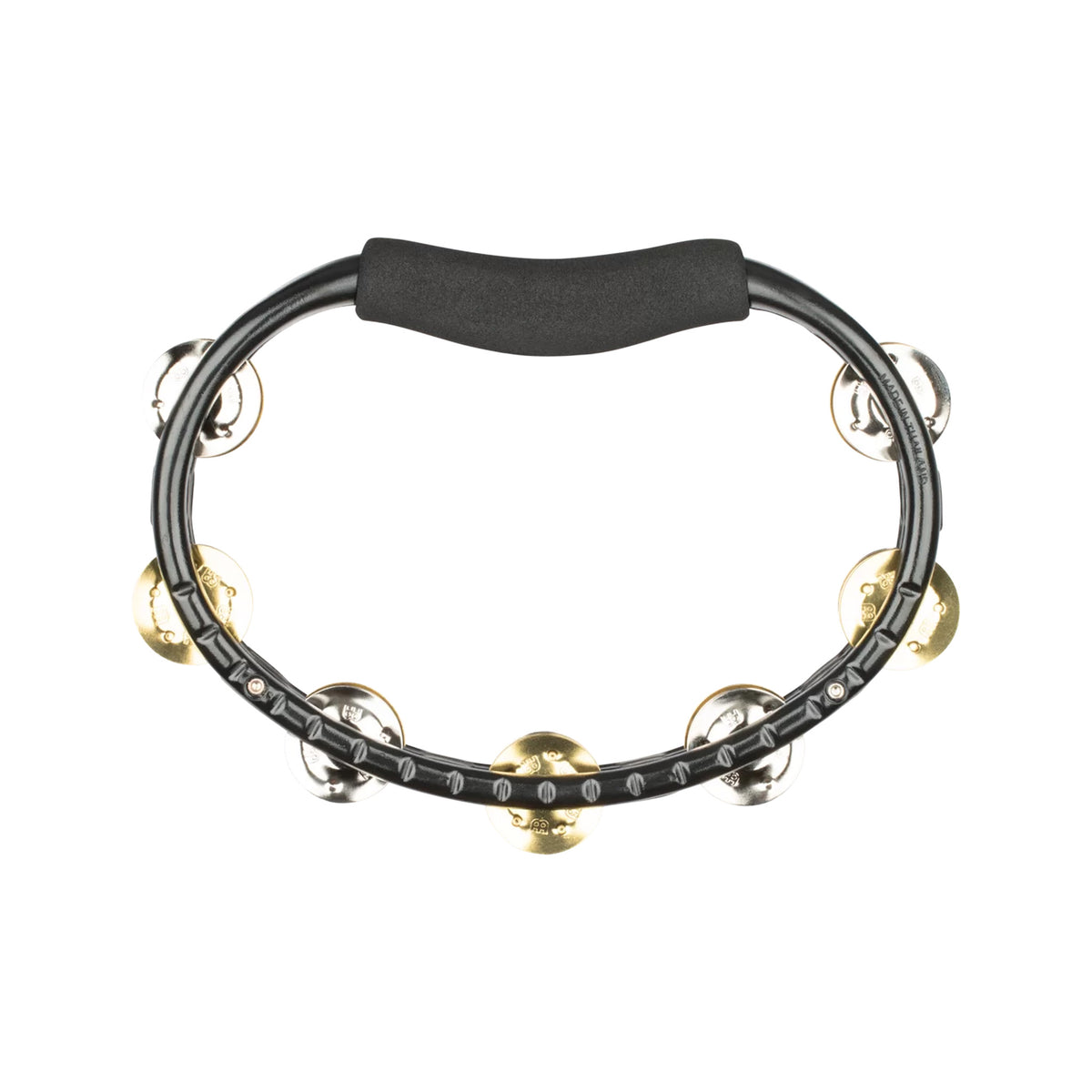 MEINL Percussion TMT1M-BK Hand Held Molded ABS Tambourine, Mixed