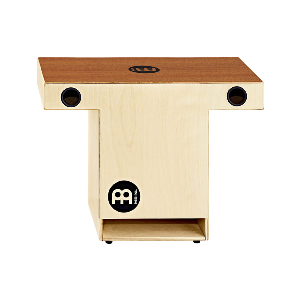 MEINL Percussion TOPCAJ2MH Turbo Slat-Top Cajon, Mahogany