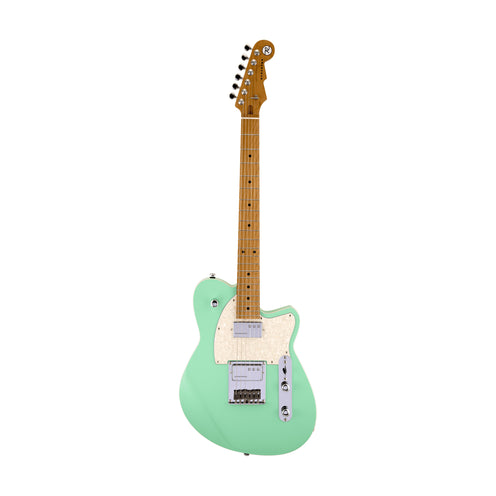 Reverend Crosscut Electric Guitar, Maple FB, Oceanside Green