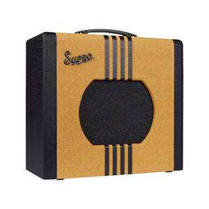 Supro Delta King 10 Guitar Combo Amplifier, Tweed & Black
