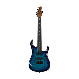 Sterling by Music Man JP157DQM John Petrucci Signature 7-string Electric Guitar, Cerulean Paradise