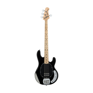 Sterling S.U.B Series RAY4 4-String Electric Bass Guitar, Maple FB, Black (RAY4-BK-M1)