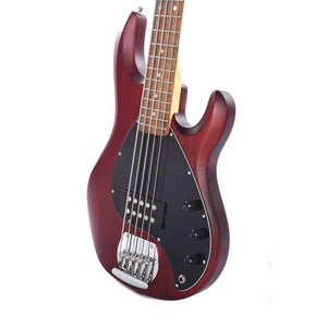 Sterling S.U.B Series RAY5 5-String Electric Bass Guitar, RW Neck, Walnut Satin