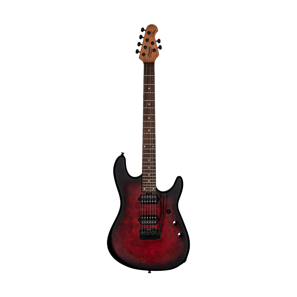 Sterling By Music Man Richardson Cutlass Signature 6-String Guitar, Dark Scarlet Burst Satin