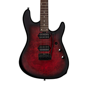 Sterling By Music Man Richardson Cutlass Signature 6-String Guitar, Dark Scarlet Burst Satin