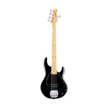 Sterling S.U.B Series RAY5 5-String Electric Bass Guitar, Maple FB, Black