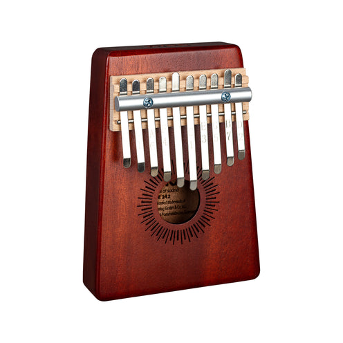 Sela SE-242 Hollowbody Mahogany Kalimba 10 Keys w/Bag, Red