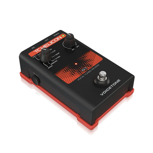 TC-Helicon VoiceTone R1 Reverb Vocal Effects Pedal, EU Plug – Swee