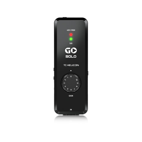 TC Helicon GO SOLO Audio/MIDI Interface