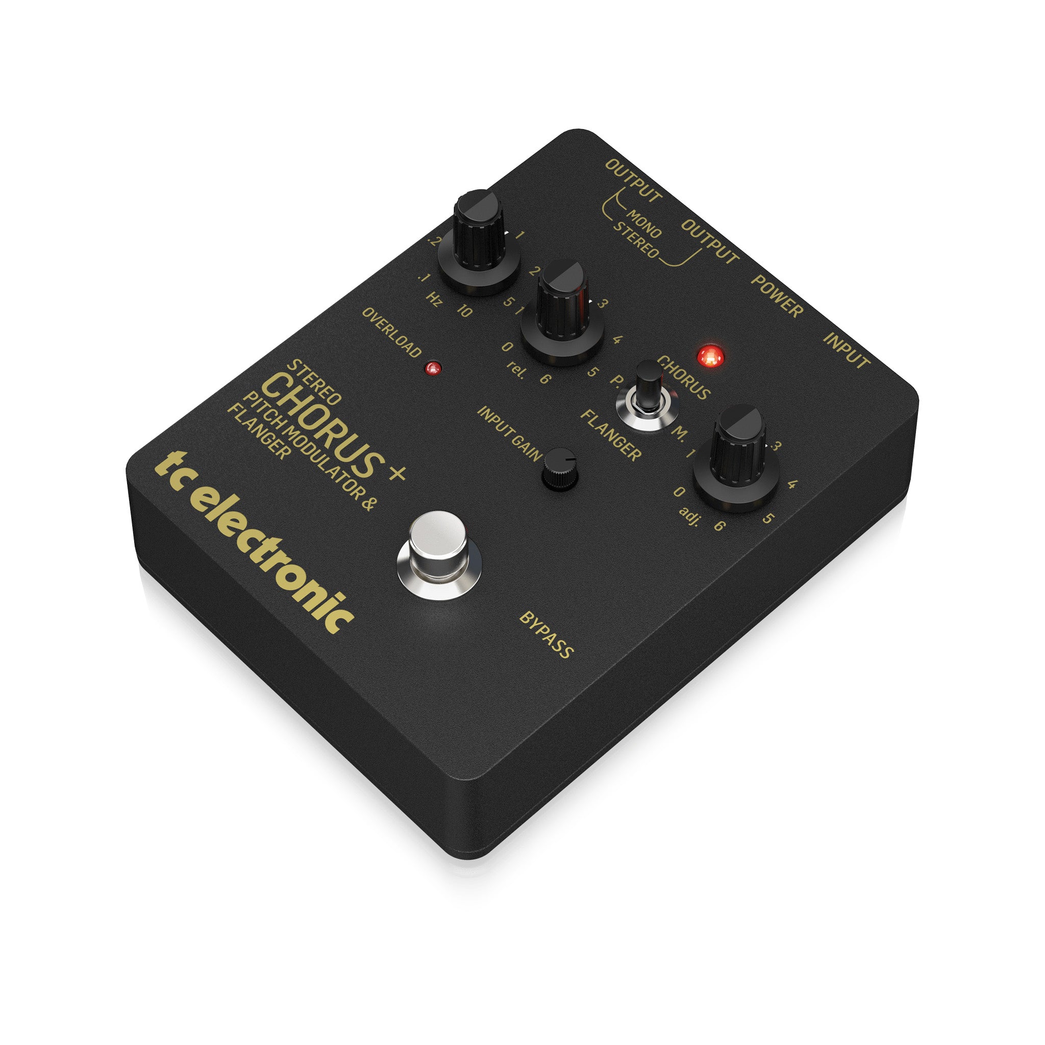 TC Electronic SCF Gold Stereo Chorus Flanger Guitar Effects Pedal